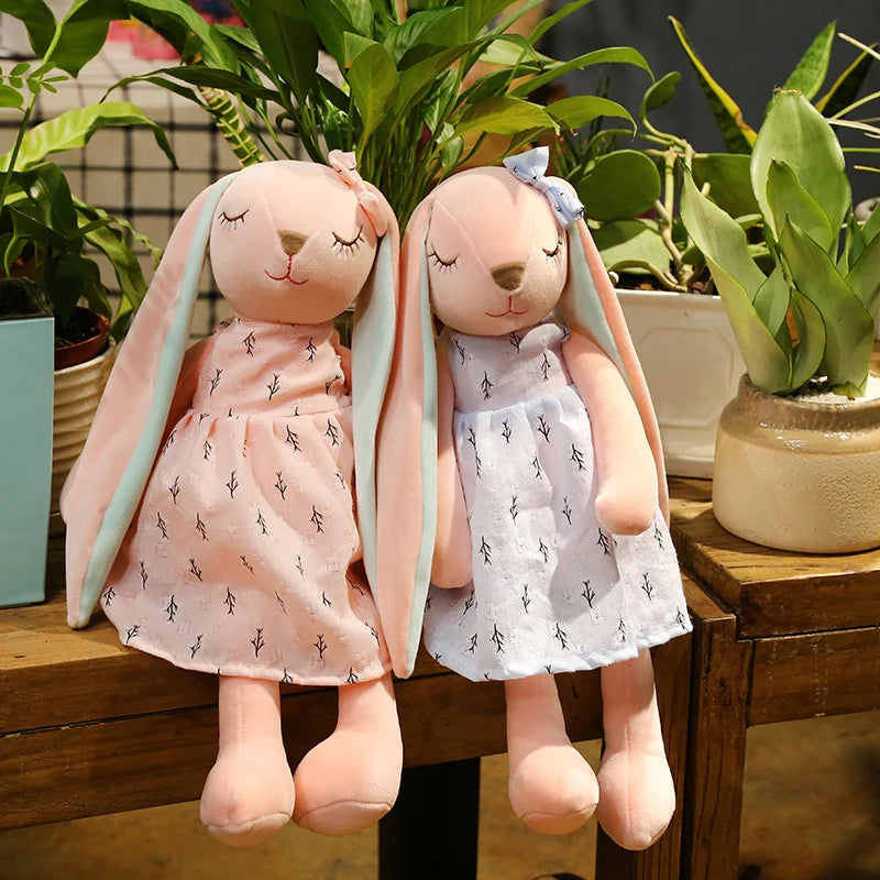 1pc 35-65CM Kawaii Long Ear Rabbit Plush Toys | Baby Sleep Comfort Dolls | Stuffed Soft Animal Toys | Lovely Rabbit for Children Girls