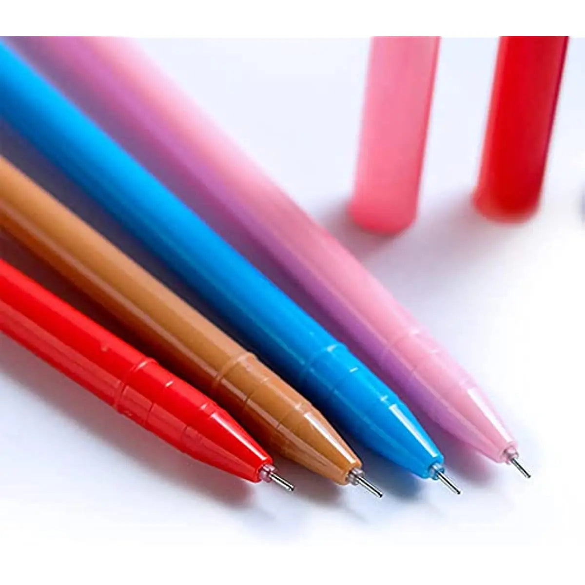 24 Pcs Cartoon Animal Pens | Cute Gel Ink Pens Boys Girls Writing Tools | Kawaii School Supplies Stationery | Alo Trendy