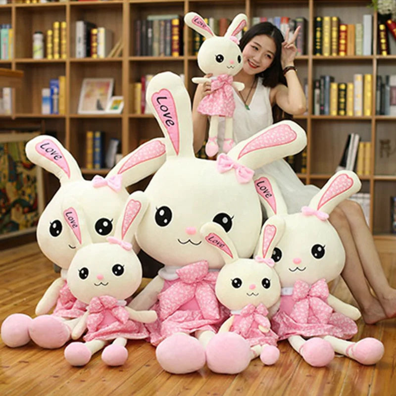 35-150cm Cute Long Legs Rabbit Plush Toy | Stuffed Soft Animal Bunny Doll | Baby Kids Toys Birthday Gift Christmas Present For Girl | Alo Trendy