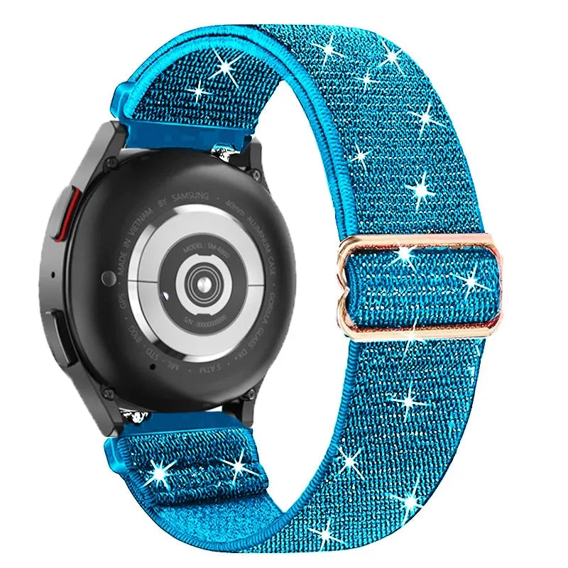 Shiny Pride Band For Samsung Galaxy Watch 6 | 4-5 Pro | 3-4 Classic | Active 2 | Elastic Bracelet | Huawei Watch GT 2 GT2 | 20mm 22mm Strap | Alo Trendy