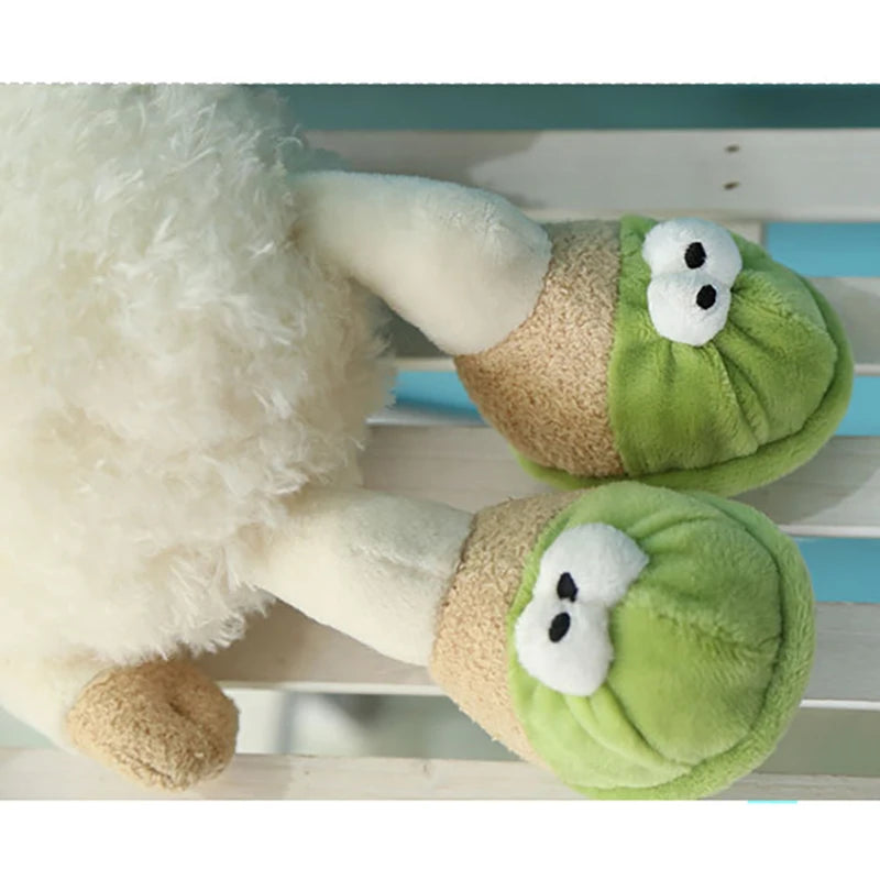 25cm Very Cute Sleepy Sheep Creative Cartoon Plush Toy | Stuffed Doll Sheep for Children and Babies | Perfect Christmas Gift and Birthday Present | Alo Trendy