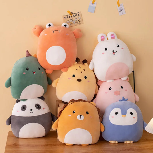 40cm Cuddly Squishy Penguin Pig Rabbit Panda Crab Kawaii Zoo Animal Plush Pillow Soft Plushie Peluche Doll Kids Birthday Gift | Alo Trendy