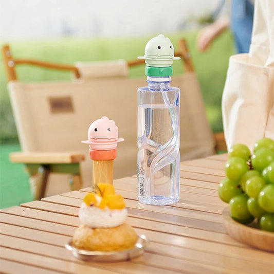 2 In 1 Baby Water Bottle Cap Cartoon Dinosaur Feeding Kid Drinkware Water Cup Tool New Cute Water Bottle For Kids Kitchen Travel | Alo Trendy