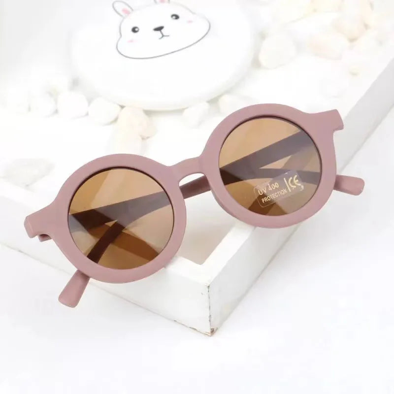 Children's Sunglasses | Parent-Child Frosted Glasses | New Decorative Runway Shades for Ages 1-8 | Trendy Kids' Sunglasses