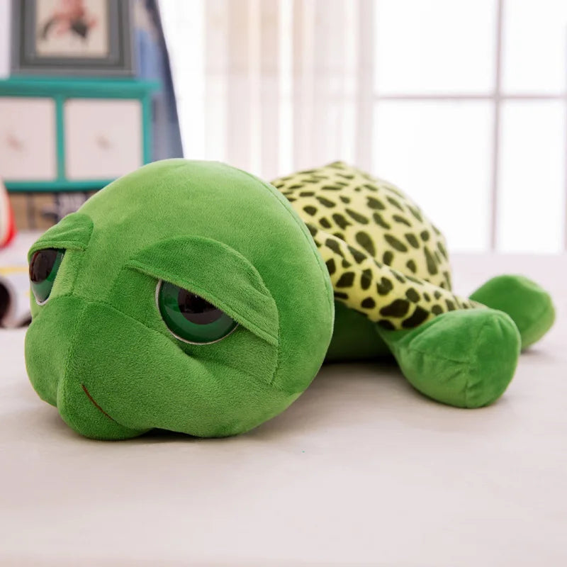 Super Green Big Eyes Stuffed Tortoise Turtle Animal Plush | 20cm Stuffed Plush Animals Baby Toy Gift Pug Dogs Home Decorative | Alo Trendy