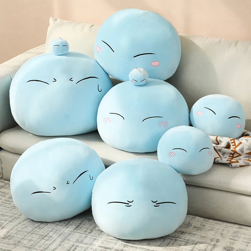 28/45/55cm Rimuru Tempest Plush Toys | Anime That Time I Got Reincarnated as a Slime Throw Pillow | Back Cushion Soft Gift for Boys