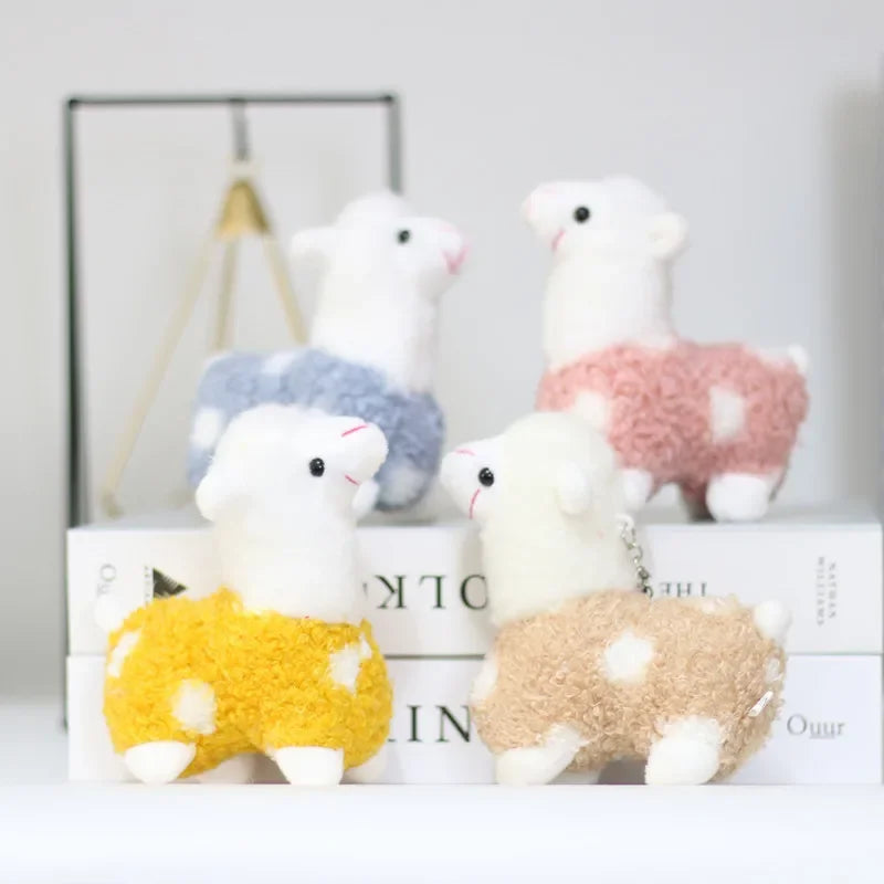 Cute Alpaca Pendant Plush Toy | Small Doll Wedding Throwing Lamb Keychain | Alo Trendy