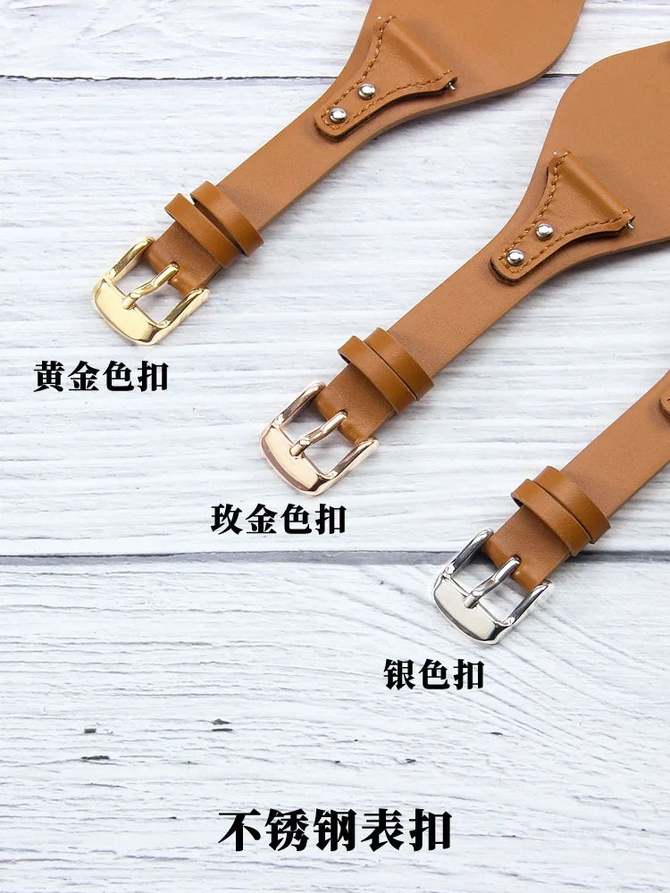 Genuine Leather Watch Band for Fossil ES4114 ES4113 ES3625 ES3616 | Female Waterproof Sweat-Proof Soft Comfortable Watch Strap 18mm | Alo Trendy