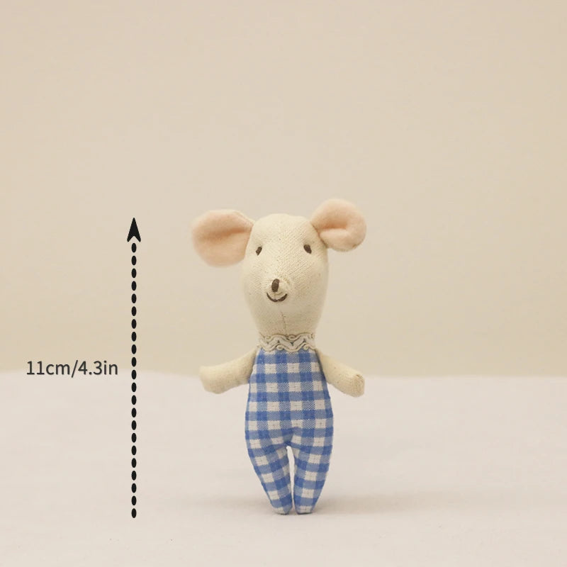 Cute Little Mouse Plush Toys | 11cm Stuffed Plush Animal Baby Toys | Baby Sleep Companion Toy Gifts for Kids