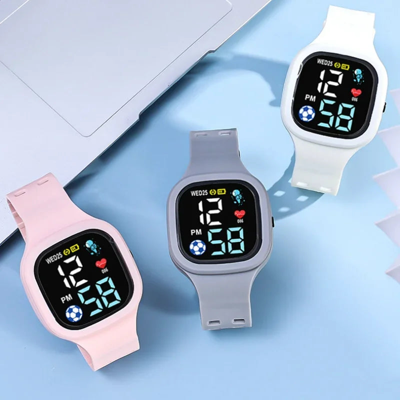 LED Digital Children's Sport Watch | Waterproof Smart Wristwatches for Boys and Girls | Multifunctional Electronic Clock