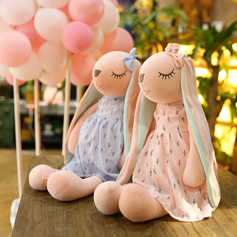 1pc 35-65CM Kawaii Long Ear Rabbit Plush Toys | Baby Sleep Comfort Dolls | Stuffed Soft Animal Toys | Lovely Rabbit for Children Girls