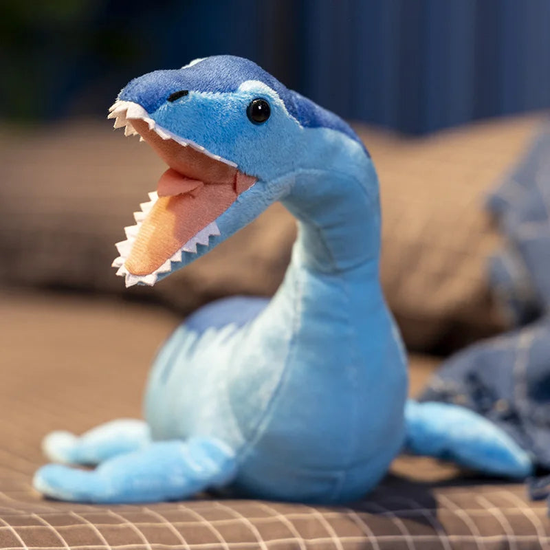 Legend Simulation Plesiosaurus Dinosaur Plush Toys | Real Life Mosasaur Loch Ness Monster Stuffed Animal Dolls | Boys Gift For Kids | Alo Trendy