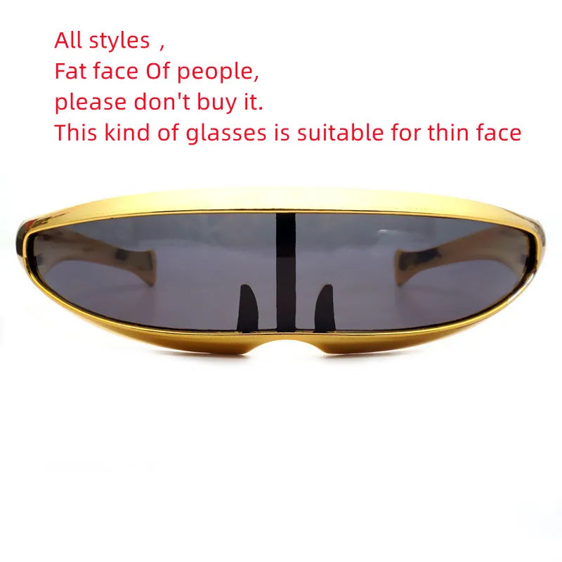 Retro Futuristic Glasses | Luxury Men Sunglasses | Women Eyewear | Novelty Vintage Fashion Sun Glasses