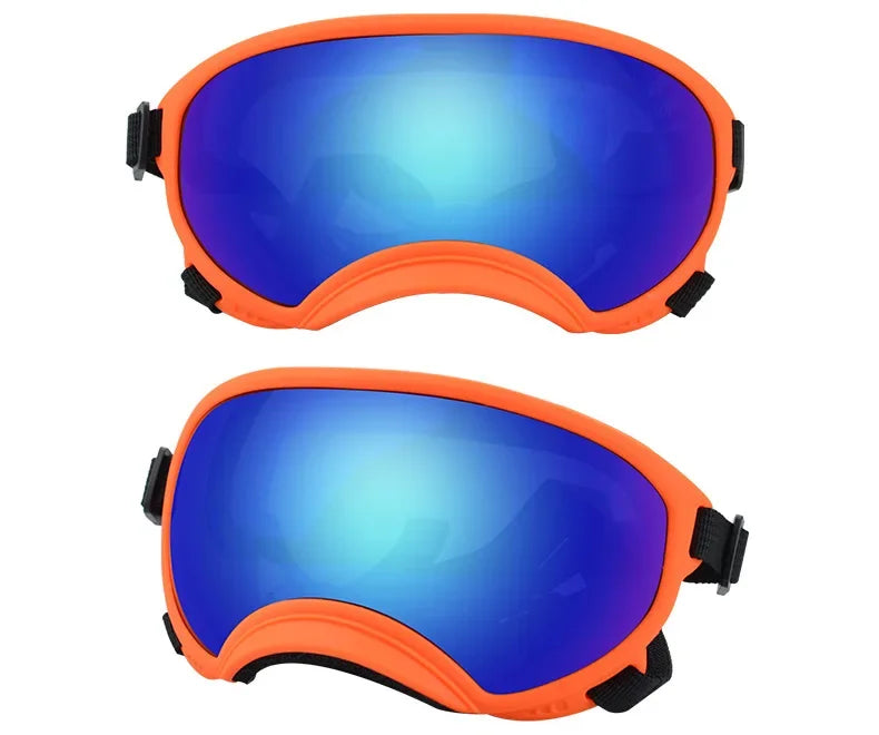 Dog Goggles Adjustable Pet Glasses | Dog Sunglasses for Small, Medium, Large Dogs & Puppies | Skiing Outdoor Eye Protection | Pet Supplies