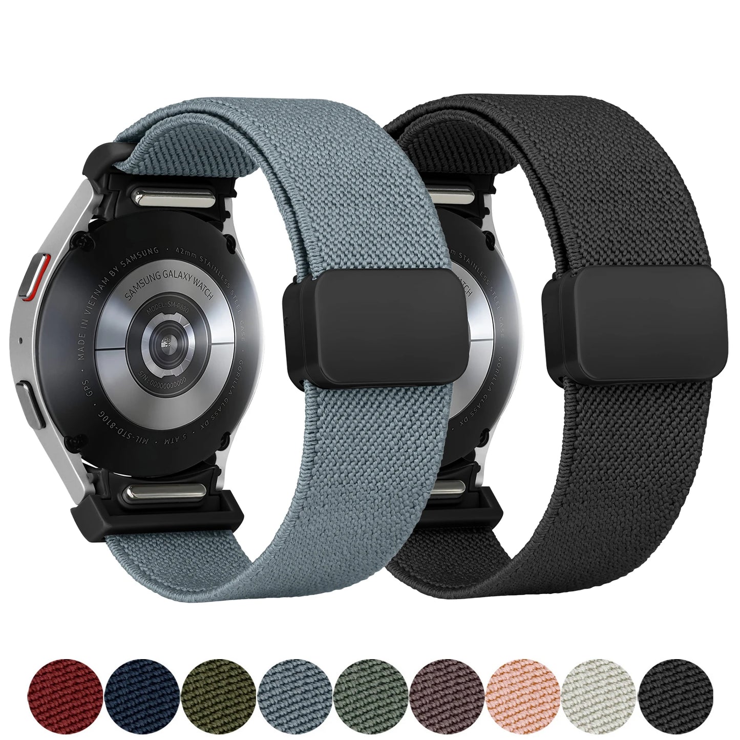 No Gaps Magnetic Band For Samsung Galaxy Watch 6 5 4 40mm 44mm | 5 Pro 45mm Nylon Bracelet | Galaxy Watch 6 Classic 47mm 43mm Strap | Alo Trendy