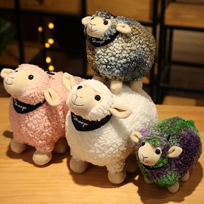 1pc 20/30/40cm Cute Rock Sheep Plush Toys | Stuffed Animal Lamb Plushie Doll | Soft Pillow for Baby Kids Girls | Kawaii Birthday Gift | Alo Trendy