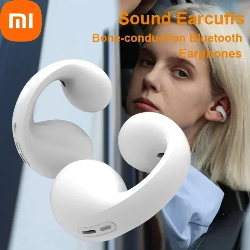 Xiaomi Bone Conduction Bluetooth Earphones | Wireless Headset | Mini Sports Earbuds | TWS Ear Hook | Waterproof | Portable Headphones