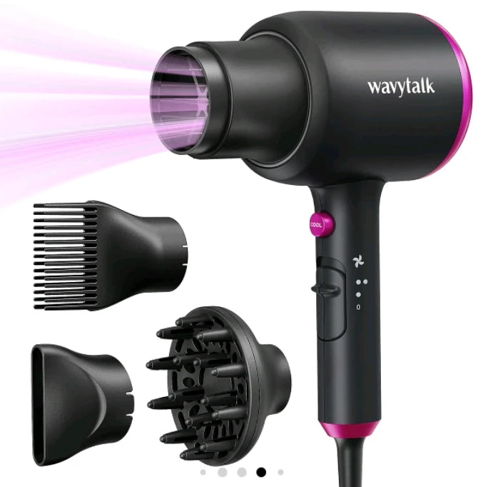 Wavytalk Professional Ionic Hair Dryer with Diffuser