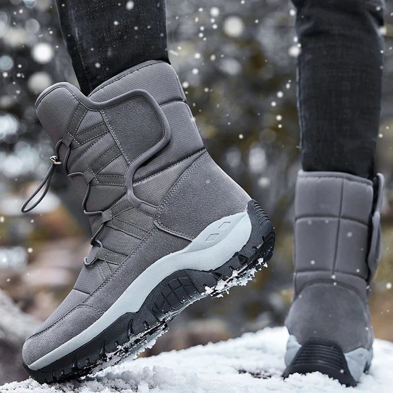 Women's Snow Boots Platform | Waterproof Winter Boots with Thick Plush Heels, Non-Slip, Warm Fur Fashion Winter Shoes for Women