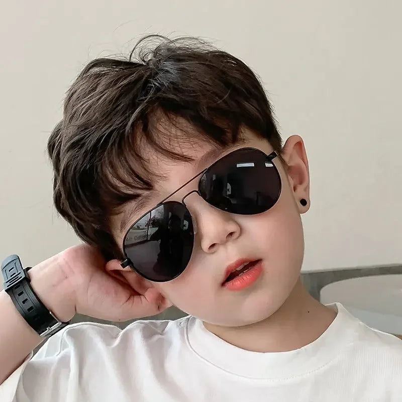 Retro Kids Sunglasses UV400 | Brand Designer New Trend Children Sun Glasses | Luxury Shades Baby Boys Girls Eyewear Gafas De Sol | Alo Trendy