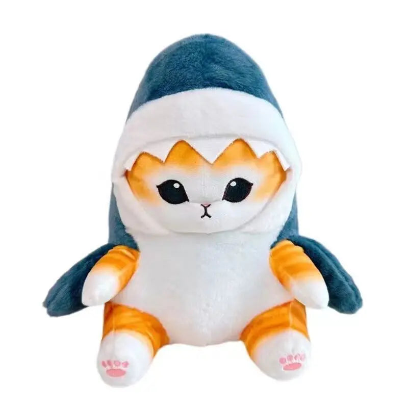 20CM Kawaii Shark Cat Plush | Soft Plush Stuffed Animal Shark Cat & Fool Plushies Doll | Cute Peluche Kids Birthday Gift Home Decro | Alo Trendy