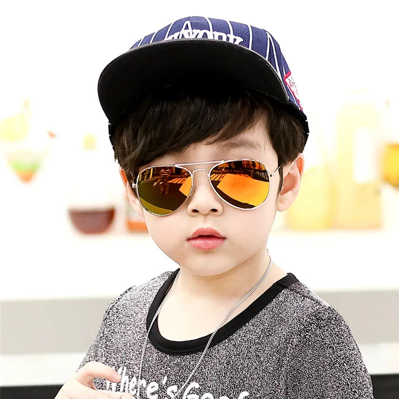 Retro Kids Sunglasses UV400 | Brand Designer New Trend Children Sun Glasses | Luxury Shades Baby Boys Girls Eyewear Gafas De Sol | Alo Trendy