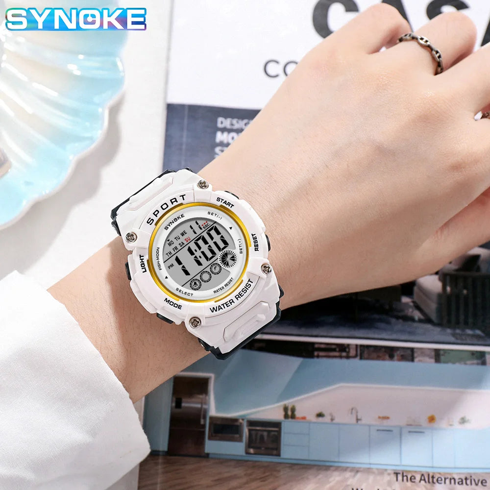 Women's Watches Brand | 50M Waterproof Teen Student Exam Watch | Multifunctional Luminous Girl Boy Watch for Kids