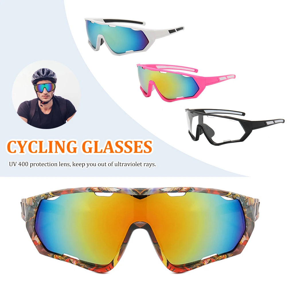 Fashionable Protection Polarized Cycling Sunglasses | UV 400 Eyewear Cycling Goggles | Sports Sunglasses Outdoor for Men & Women