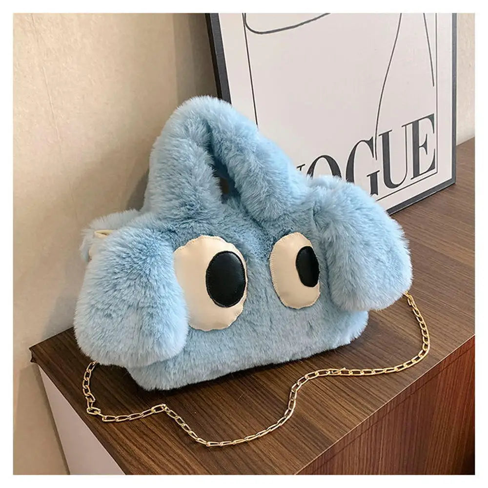 Winter Lamb Plush Handbag Women Bags Fashion Korean Large Capacity Wrist Bag Clutch With Handle Females Shopping Bag Bucket Tote