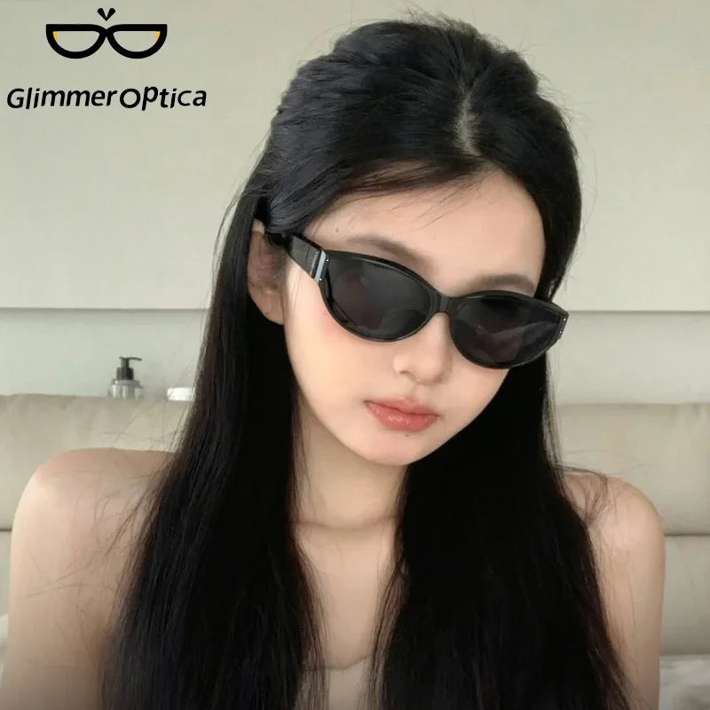 2024 New Release Cat-Eye Vintage Classic Luxurious Y2K Fashion Trend UV400 Women's Small Frame Designer Sunglasses | Alo Trendy