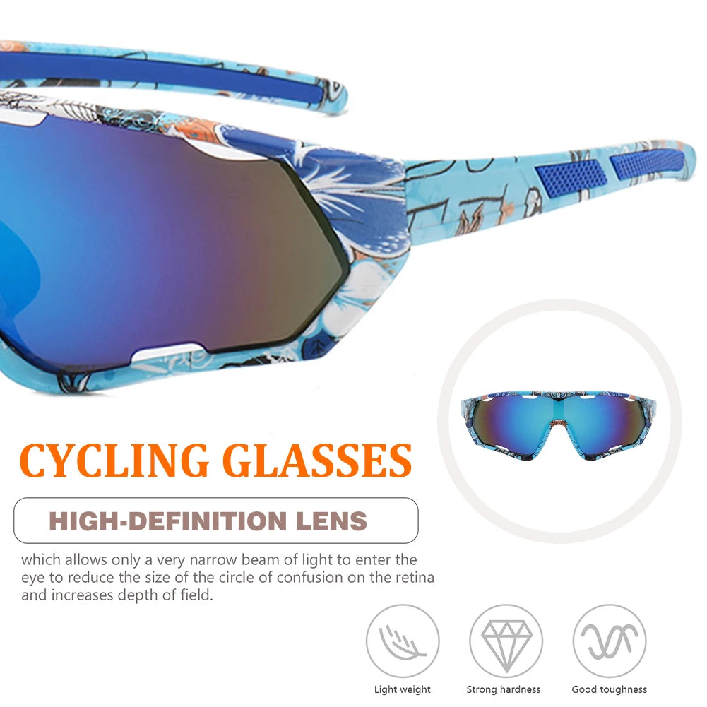 Fashionable Protection Polarized Cycling Sunglasses | UV 400 Eyewear Cycling Goggles | Sports Sunglasses Outdoor for Men & Women