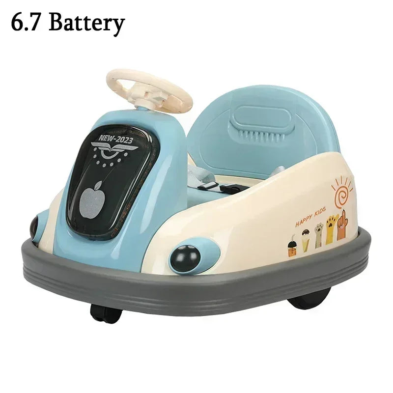 Children's Electric Bumper Car | Rechargeable Remote Control Drift Cars | Rotating Kart for Boys & Girls (1-8 Years Old)