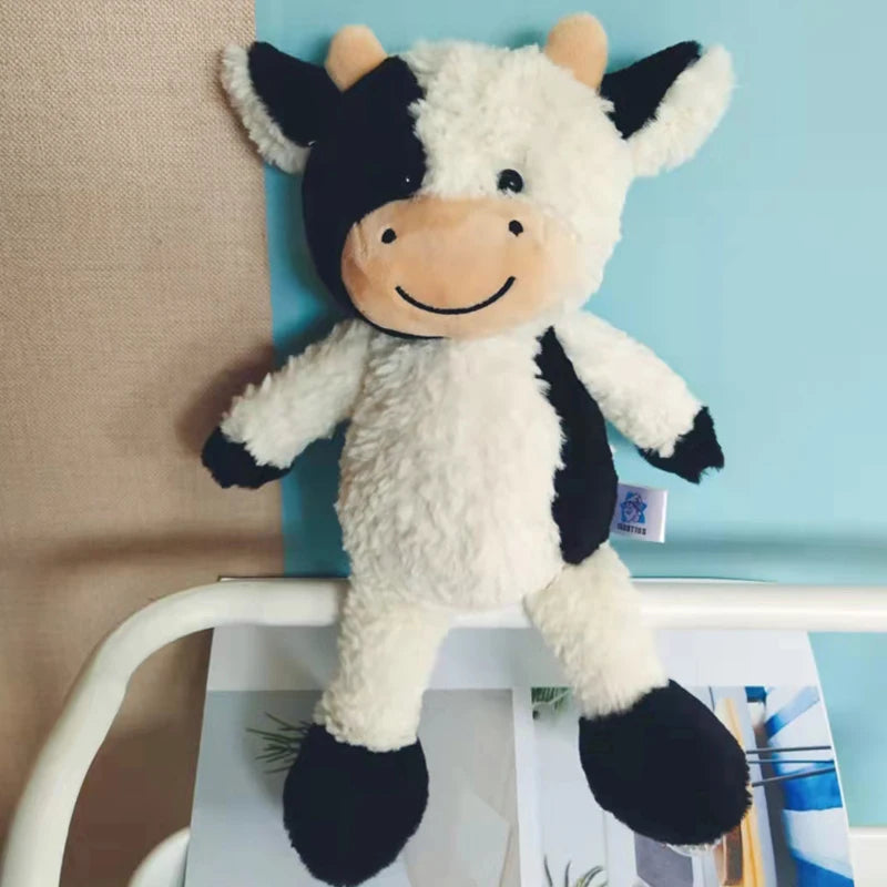 23/30cm Soft Plushie Cow Toys | Stuffed Animal Milk Cattle Dolls for Kids | Cute Cow Nap Plush Pillow Gifts for Friends | Alo Trendy