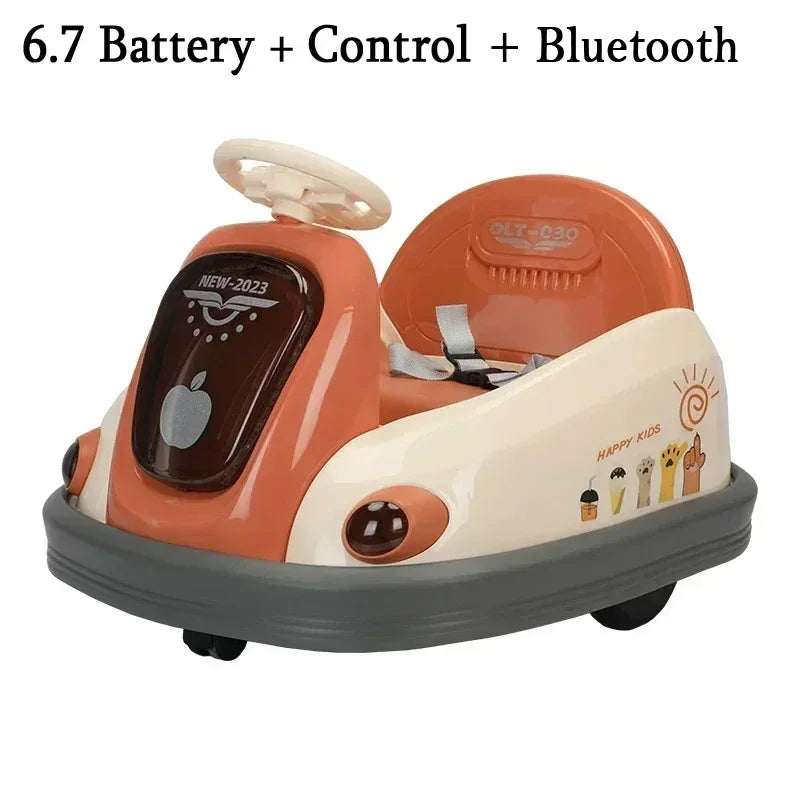 Children's Electric Bumper Car | Rechargeable Remote Control Drift Cars | Rotating Kart for Boys & Girls (1-8 Years Old)