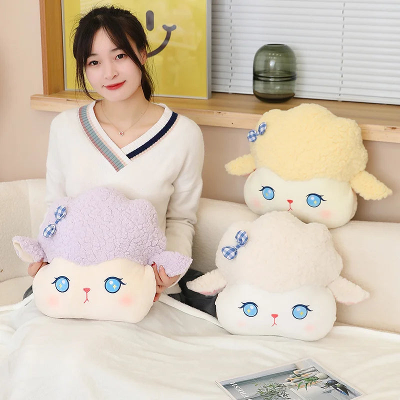 45cm Kawaii Sheep Plush Toy | Cute Cartoon Plush Dolls Hug Pillow Cushion for Girlfriend, Girls, Kids | Birthday, Christmas Gifts | Alo Trendy