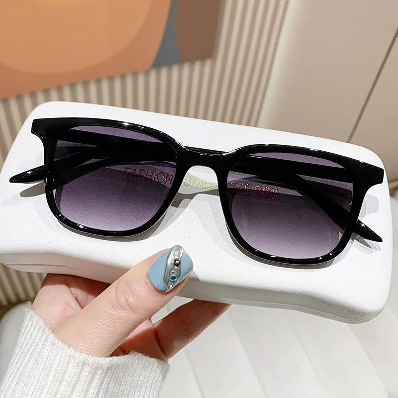 2024 Men's Retro Small Square Near Sight Sunglasses | New Personalized Myopia Sunglasses | Trendy Women UV Summer Myopia Sunglasses | Alo Trendy