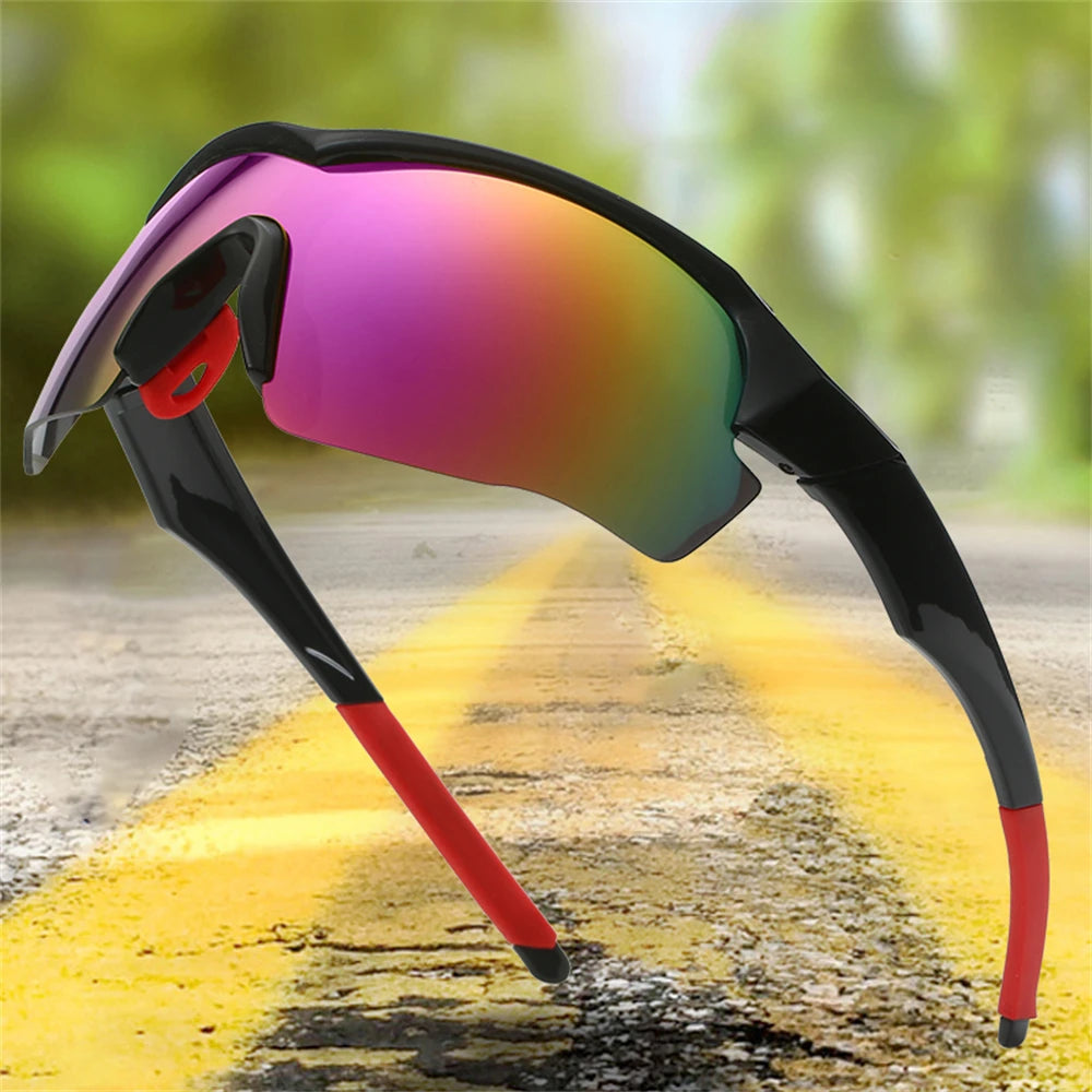 Mens Sunglasses | Multi-Color Fishing Sunglasses | Goggles Sun Glasses | Cycling Accessories | Rimless Eyewear