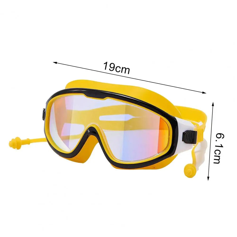 Swimming Goggles Wide View Diving Goggles | Anti-Fog Waterproof Swimming Eyeglasses | UV Protection No Leaking Swim Glasses