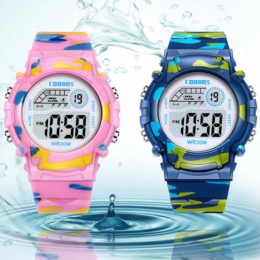 New Military Watch For Child Boy Girl | Sport Digital Kids Watches | Alarm Date Luminous Waterproof Watches | Student Electronic Clock