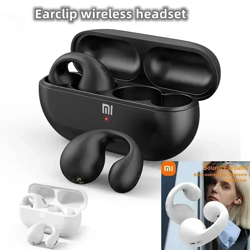 Xiaomi Bone Conduction Bluetooth Earphones | Wireless Headset | Mini Sports Earbuds | TWS Ear Hook | Waterproof | Portable Headphones