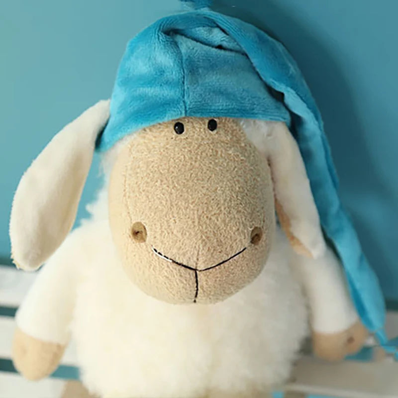 25cm Very Cute Sleepy Sheep Creative Cartoon Plush Toy | Stuffed Doll Sheep for Children and Babies | Perfect Christmas Gift and Birthday Present | Alo Trendy