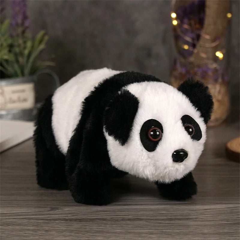 Cute Electronic Interactive Pet Sheep Plush Toys | Walking Panda Simulation Realistic Interactive Stuffed Animals | Peluche Dolls | Alo Trendy