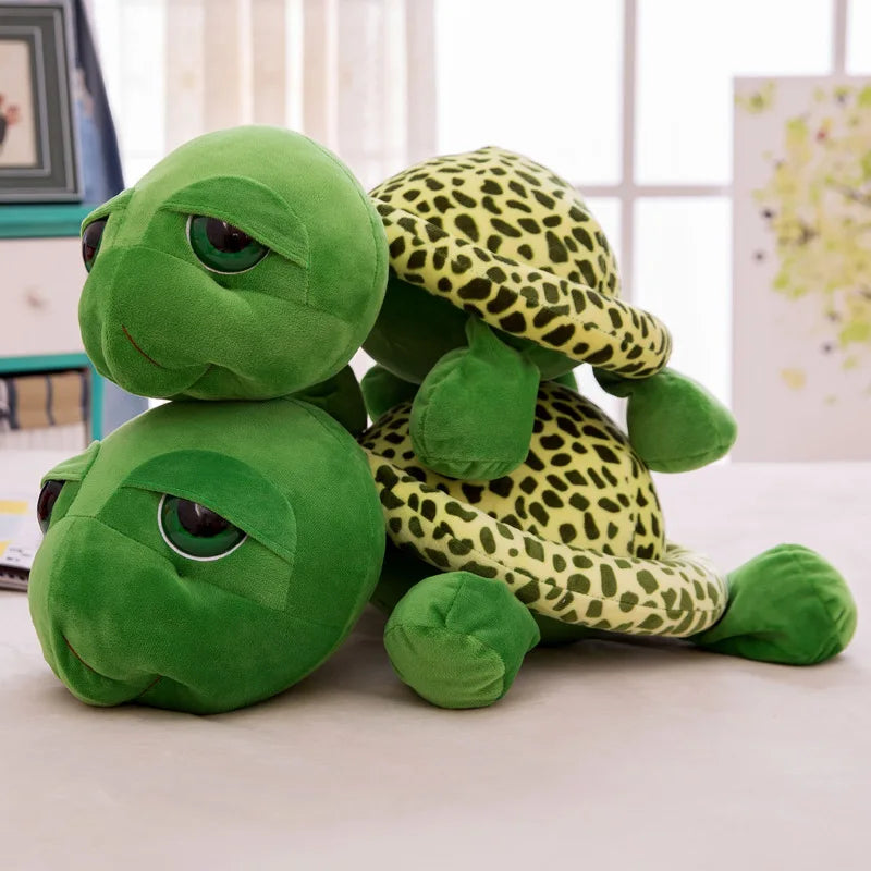 Super Green Big Eyes Stuffed Tortoise Turtle Animal Plush | 20cm Stuffed Plush Animals Baby Toy Gift Pug Dogs Home Decorative | Alo Trendy