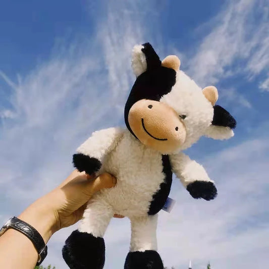 23/30cm Soft Plushie Cow Toys | Stuffed Animal Milk Cattle Dolls for Kids | Cute Cow Nap Plush Pillow Gifts for Friends | Alo Trendy