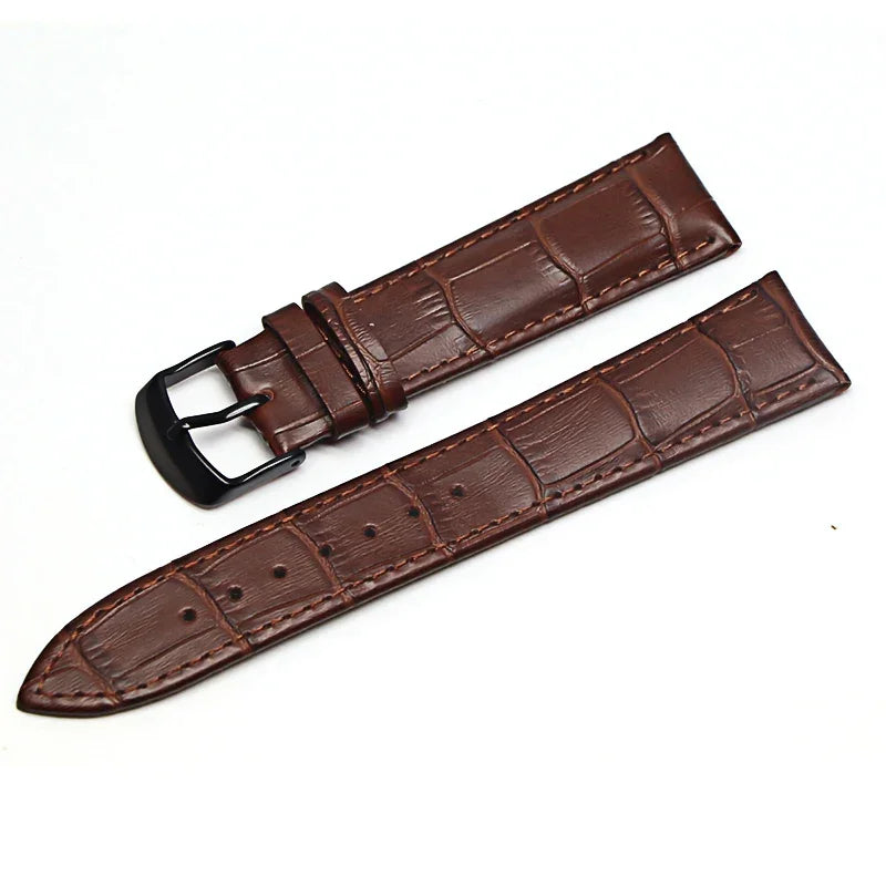 Watch Band Genuine Leather Straps | Premium Quality Watchbands in 12mm, 18mm, 20mm, and 22mm Sizes | Superior Watch Accessories