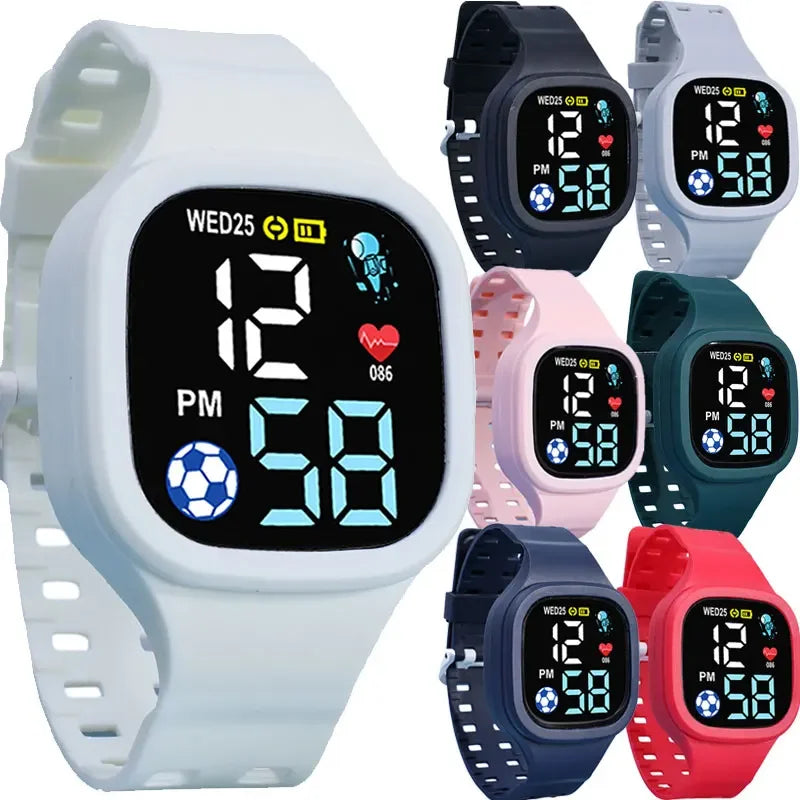 LED Digital Children's Sport Watch | Waterproof Smart Wristwatches for Boys and Girls | Multifunctional Electronic Clock