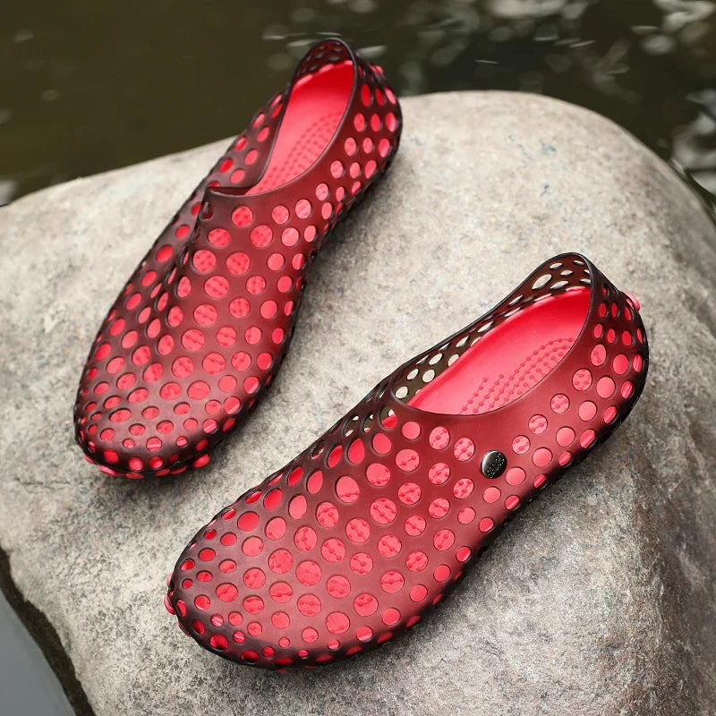 Summer Unisex Sandals Clogs Garden Shoes | New Light Slip-on Jelly Shoes Slippers for Women and Men | Beach Water Shoes Soft Flats