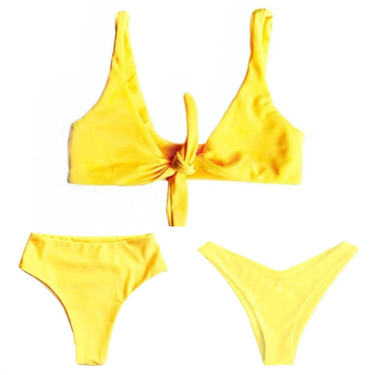 Yellow Swimsuits & Swim Trunks | Can Be Freely Matched | Alo Trendy