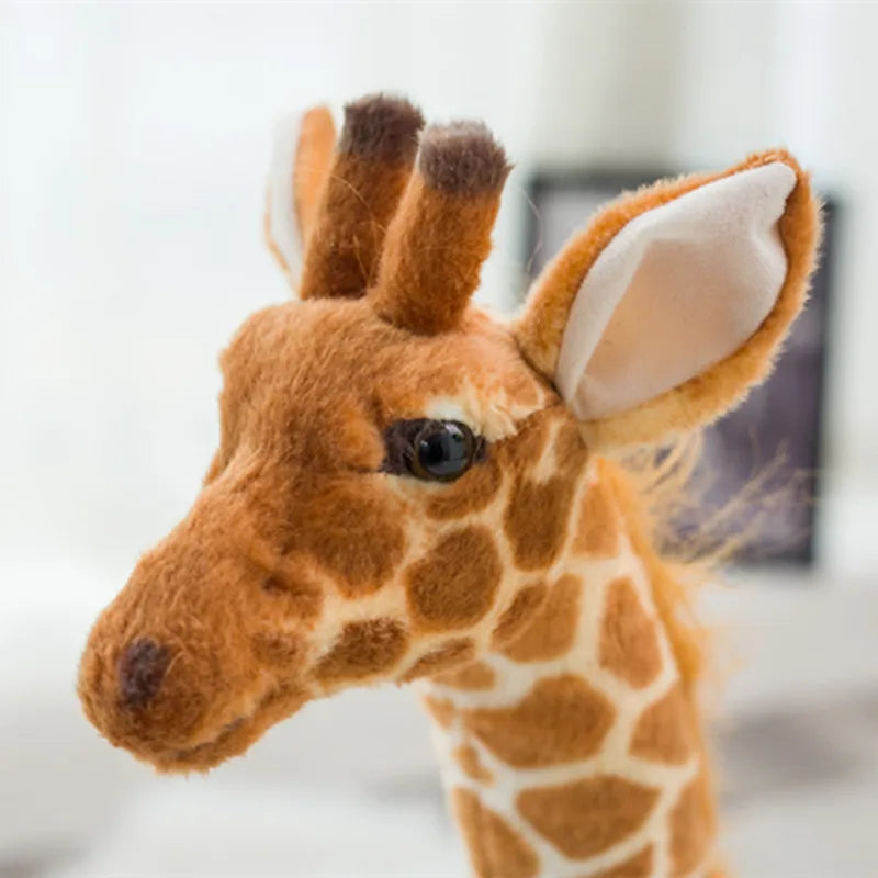 Giant Realistic Giraffe Plush Toy | Adorable Stuffed Animal Doll | Soft Simulation Giraffe Doll for Kids | Perfect Birthday Gift & Bedroom Decor