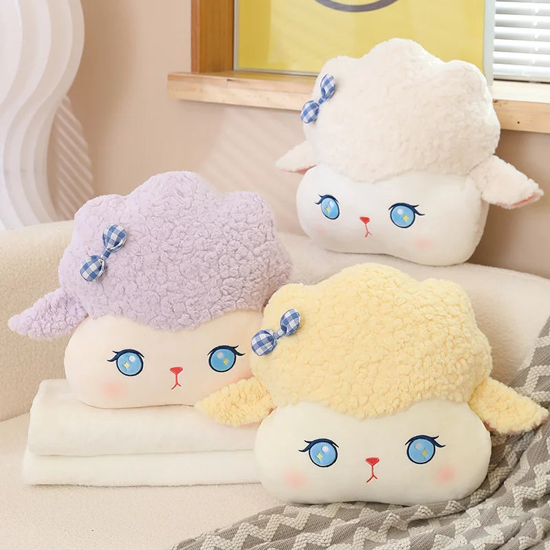 45cm Kawaii Sheep Plush Toy | Cute Cartoon Plush Dolls Hug Pillow Cushion for Girlfriend, Girls, Kids | Birthday, Christmas Gifts | Alo Trendy